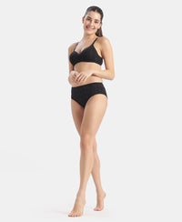 High Coverage Super Combed Cotton Hipster With Concealed Waistband and StayFresh Treatment - Dark Prints (Pack of 5)