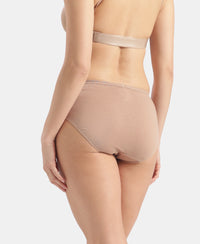 High Coverage Super Combed Cotton Hipster With Concealed Waistband and StayFresh Treatment - Dark Assorted (Pack of 5)