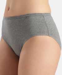 High Coverage Super Combed Cotton Hipster With Concealed Waistband and StayFresh Treatment - Dark Assorted (Pack of 5)