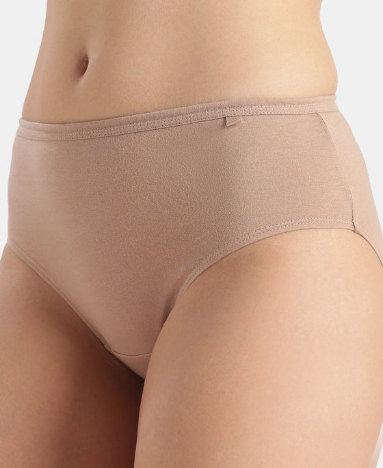 High Coverage Super Combed Cotton Hipster With Concealed Waistband and StayFresh Treatment - Dark Assorted (Pack of 5)