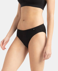 Medium Coverage Super Combed Cotton Bikini With Concealed Waistband and StayFresh Treatment - Dark Assorted (Pack of 5)