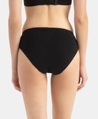 Medium Coverage Super Combed Cotton Bikini With Concealed Waistband and StayFresh Treatment - Dark Assorted (Pack of 5)