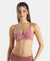 Wirefree Non Padded Super Combed Cotton Elastane Stretch Everyday Bra with Ultrasoft and Durable Underband - Heather Rose