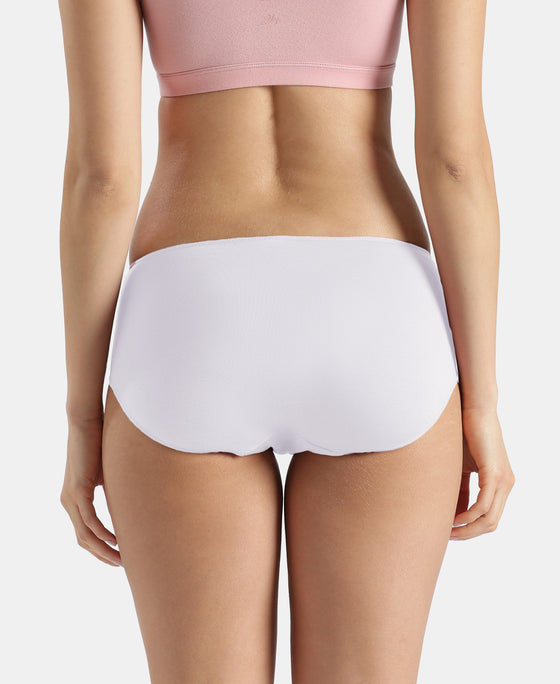High Coverage Micro Modal Elastane Stretch Hipster with Ultrasoft Concealed Waistband - Chicory Coffee & White (Pack of 2)