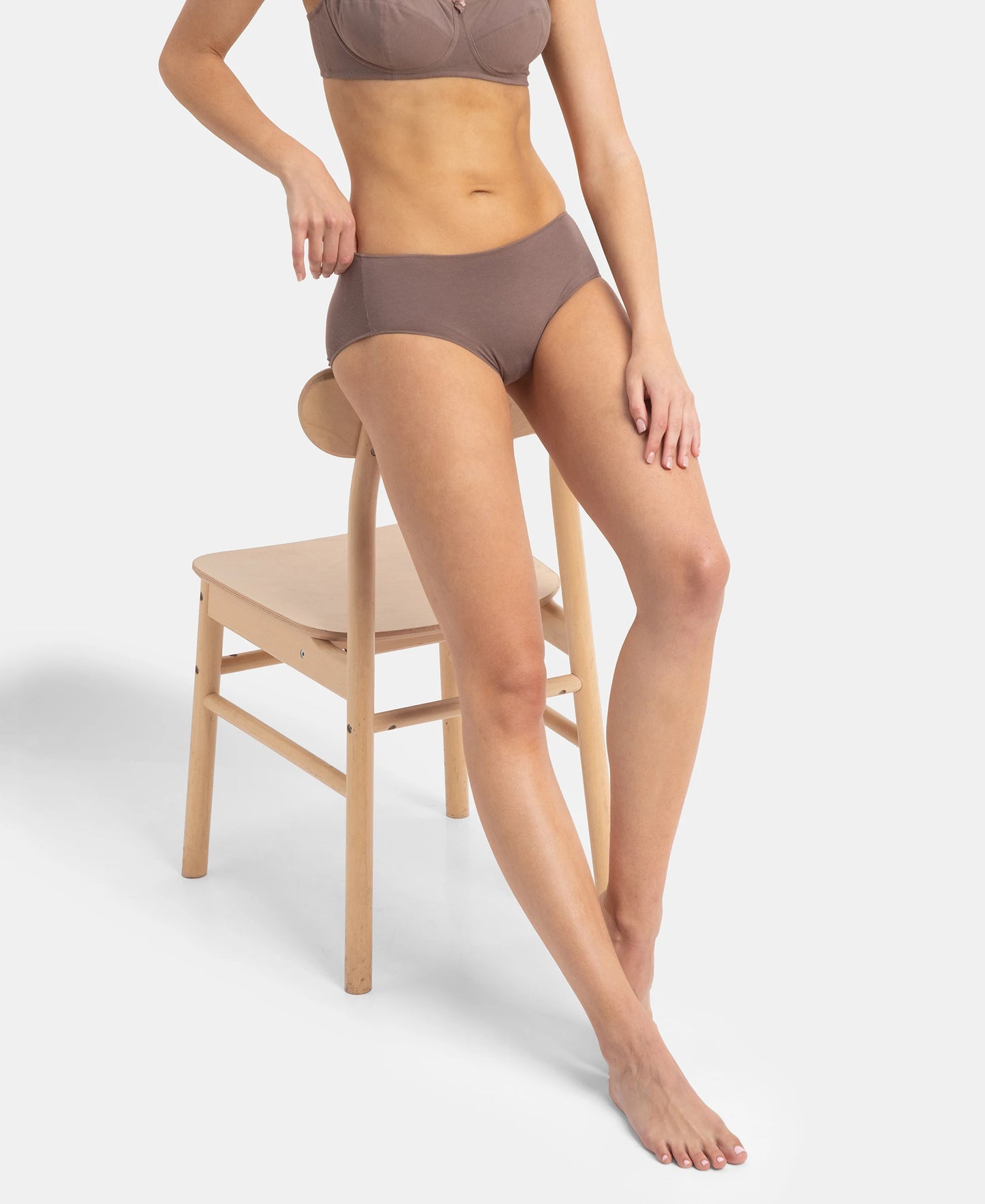 High Coverage Micro Modal Elastane Stretch Hipster With Ultrasoft Concealed Waistband - Cashmere Rose & Deep Taupe (Pack of 2)