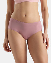 High Coverage Micro Modal Elastane Stretch Hipster With Ultrasoft Concealed Waistband - Lilas