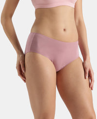 High Coverage Micro Modal Elastane Stretch Hipster With Ultrasoft Concealed Waistband - Lilas