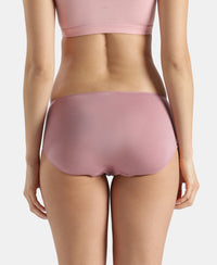 High Coverage Micro Modal Elastane Stretch Hipster With Ultrasoft Concealed Waistband - Lilas