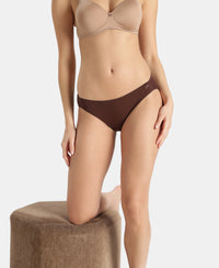 Medium Coverage Micro Modal Elastane Stretch Bikini With Concealed Waistband and StayFresh Treatment - Chicory Coffee