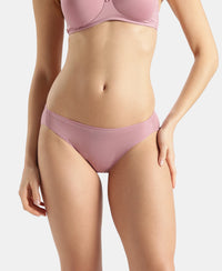Medium Coverage Micro Modal Elastane Stretch Bikini With Concealed Waistband and StayFresh Treatment - Lilas