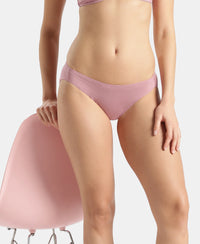 Medium Coverage Micro Modal Elastane Stretch Bikini With Concealed Waistband and StayFresh Treatment - Lilas