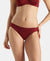 Medium Coverage Micro Modal Elastane Stretch Bikini With Concealed Waistband and StayFresh Treatment - Pomegranate