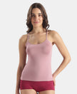 Micro Modal Elastane Stretch Camisole with Adjustable Straps and StayFresh Treatment - Lilas