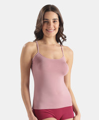 Micro Modal Elastane Stretch Camisole with Adjustable Straps and StayFresh Treatment - Lilas