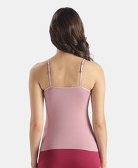 Micro Modal Elastane Stretch Camisole with Adjustable Straps and StayFresh Treatment - Lilas