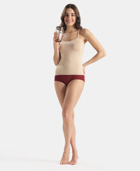 Micro Modal Elastane Stretch Camisole with Adjustable Straps and StayFresh Treatment - Skin (Pack of 2)