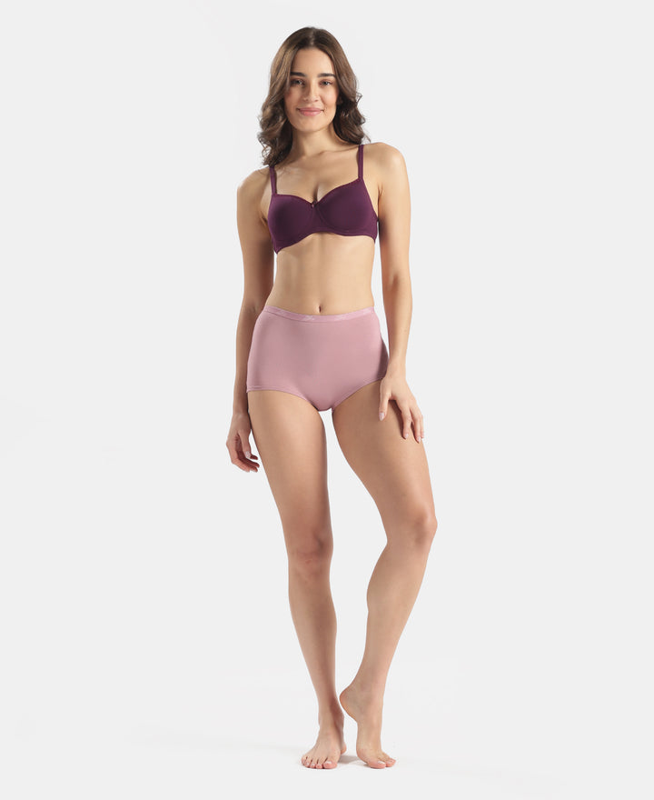 Full Coverage Micro Modal Elastane Stretch Boy Shorts with StayFresh Treatment - Lilas