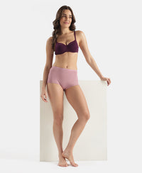 Full Coverage Micro Modal Elastane Stretch Boy Shorts with StayFresh Treatment - Lilas