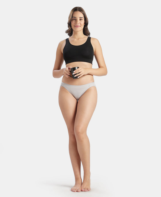 Medium Coverage TENCEL™ Micro Modal Elastane Stretch Bikini With Ultrasoft Waistband - Assorted (Pack of 3)