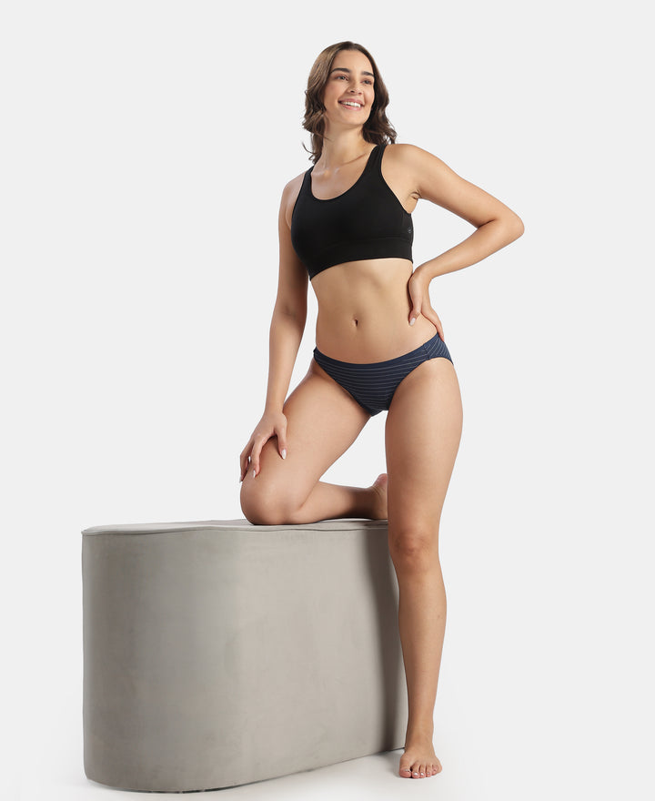 Medium Coverage TENCEL™ Micro Modal Elastane Stretch Bikini With Ultrasoft Waistband - Assorted (Pack of 3)