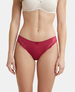 Women's Lace Seamless Comfort Panty Plus Size Sexy Stretch High Leg  Underwear Soft Lingerie Tanga Khaki 3XL