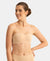 Wirefree Padded Soft Touch Microfiber Elastane Bonded Tech Medium Coverage Strapless Bra with Ultra-Grip Band Support - Skin