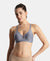 Wirefree Padded Soft Touch Microfiber Elastane Medium Coverage Bonded Tech T-Shirt Bra with Reinforced Side Support - Folk Stone Gray