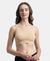 Wirefree Padded Tencel Micro Modal Elastane Stretch Full Coverage Lounge Bra with Concealed Underband - Skin