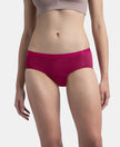 Tactel Microfiber Elastane Stretch Period Panty with Leak Proof Inner Absorbent Layer and StayFresh Treatment - Anemone