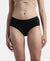 Tactel Microfiber Elastane Stretch Period Panty with Leak Proof Inner Absorbent Layer and StayFresh Treatment - Black