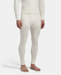Super Combed Cotton Rich Brushed Fabric Thermal Long John with StayWarm Technology - Off White