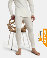 Super Warm Super Combed Cotton Rich Brushed Fabric Thermal Long John with StayWarm Technology - Off White