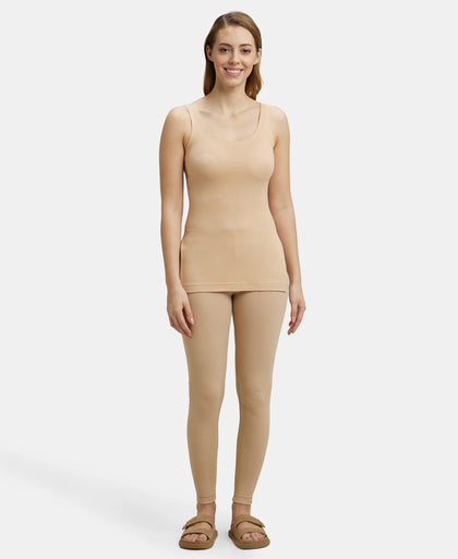 Super Combed Cotton Rich Thermal Tank Top with StayWarm Technology - Skin