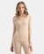 Soft Touch Microfiber Elastane Stretch Fleece Fabric Full Sleeve Thermal Top with StayWarm Technology - Skin