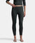 Super Combed Cotton Rich Brushed Fabric Thermal Leggings with StayWarm Technology - Charcoal Melange