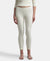 Super Combed Cotton Rich Brushed Fabric Thermal Leggings with StayWarm Technology - Off White