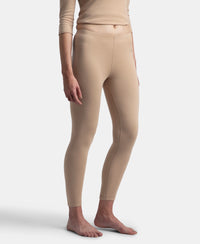 Super Combed Cotton Rich Brushed Fabric Thermal Leggings with StayWarm Technology - Skin