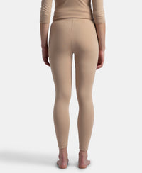 Super Combed Cotton Rich Brushed Fabric Thermal Leggings with StayWarm Technology - Skin