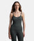 Super Combed Cotton Rich Brushed Thermal Camisole with StayWarm Technology - Charcoal Melange