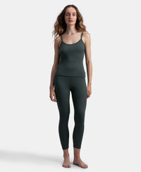 Super Combed Cotton Rich Brushed Thermal Camisole with StayWarm Technology - Charcoal Melange