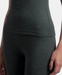 Super Combed Cotton Rich Brushed Thermal Camisole with StayWarm Technology - Charcoal Melange