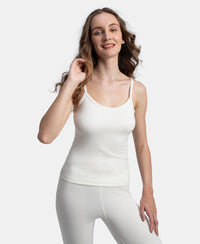 Super Combed Cotton Rich Brushed Thermal Camisole with StayWarm Technology - Off White