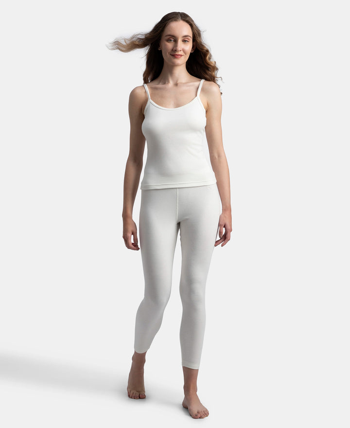 Super Combed Cotton Rich Brushed Thermal Camisole with StayWarm Technology - Off White