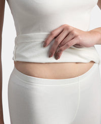 Super Combed Cotton Rich Brushed Thermal Camisole with StayWarm Technology - Off White