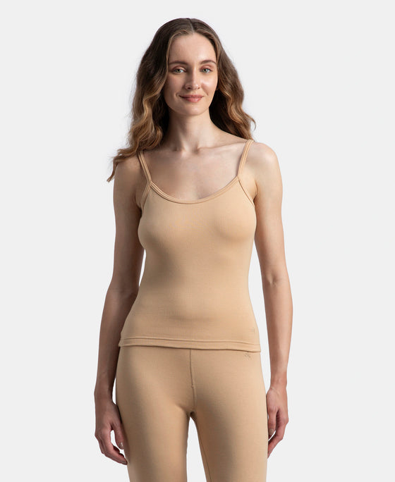 Super Warm Super Combed Cotton Rich Brushed Thermal Camisole with StayWarm Technology - Skin