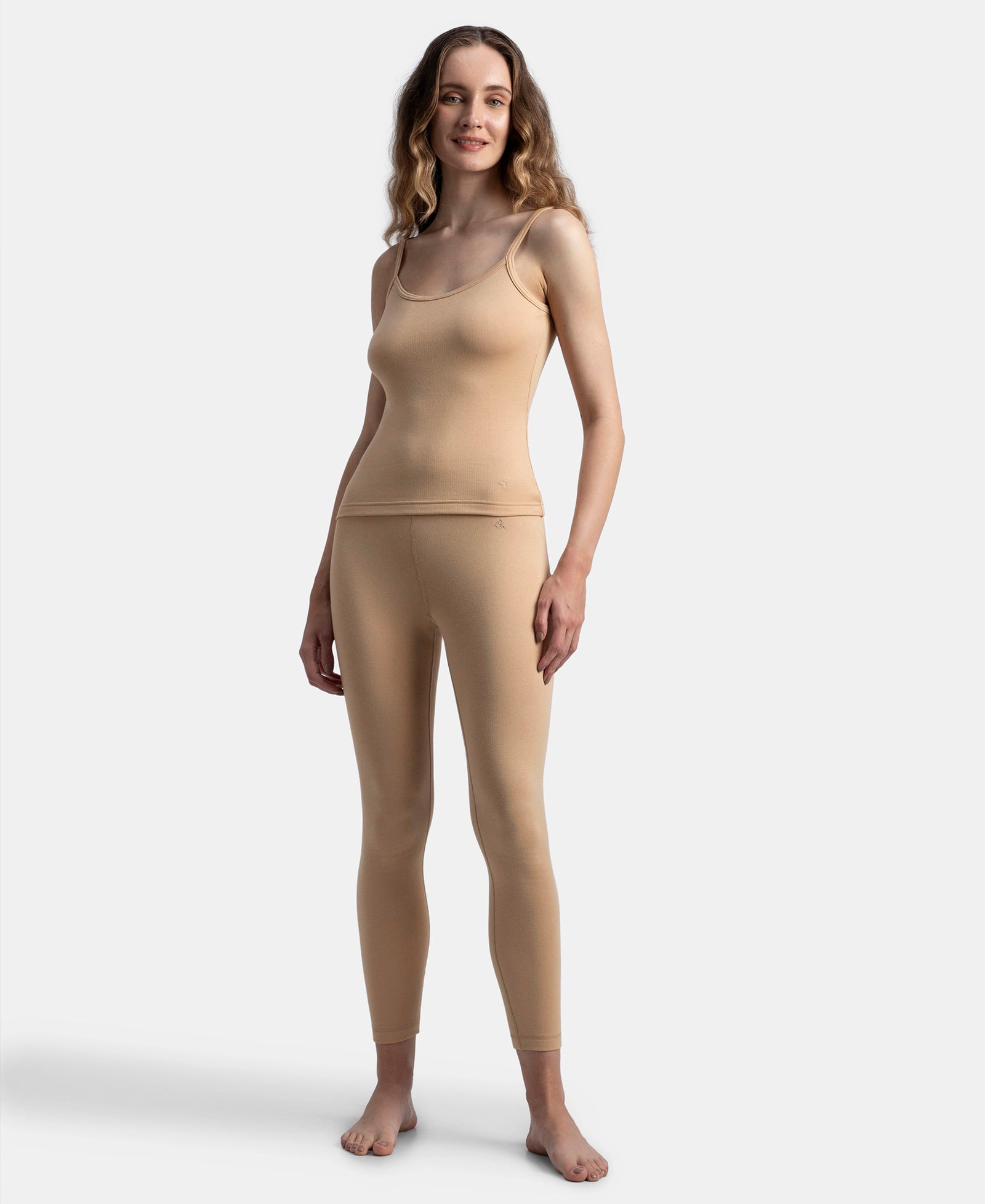 Super Warm Super Combed Cotton Rich Brushed Thermal Camisole with StayWarm Technology - Skin