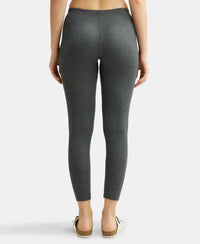 Super Combed Cotton Rich Three Quarter Sleeve Thermal Set with StayWarm Technology - Charcoal Melange