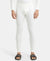 Soft Touch Microfiber Elastane Stretch Thermal Long Johns with StayWarm Technology - White-1