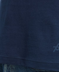 Super Combed Cotton Rich Round Neck Half Sleeve T-Shirt - Black & Navy (Pack of 2)