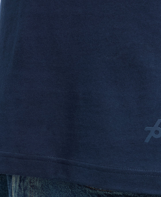 Super Combed Cotton Rich Round Neck Half Sleeve T-Shirt - Black & Navy (Pack of 2)